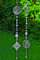 DetonTsai 1x Girlande 2s L95cm Eisen pulverbeschichtet Silber - Hängende Dekoration - Ornament - Weihnachten