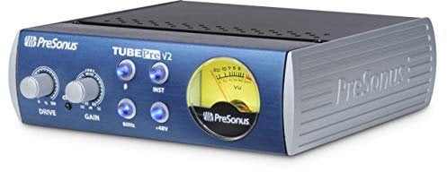 PreSonus TUBEPre V2 - mCarte son Professionnelle - Préampli à Lampes Bleu