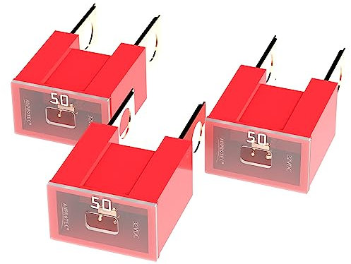 AUPROTEC PAL B Blocksicherung Male OTO BT Japan 30A - 140A Auswahl: 50A Ampere rot, 3 Stück