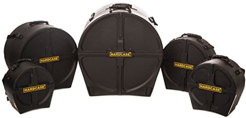 HARDCASE HROCKFUS3 Drum Case Set für 'Rock/Fusion' Kits, 5-teilig