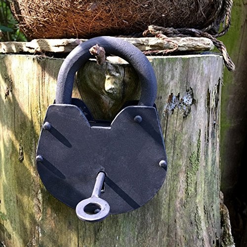 Antikas - Antikes Gartentor Schloss Kastenmöbel - Schlösser Bügelschloss Vorhängeschloss