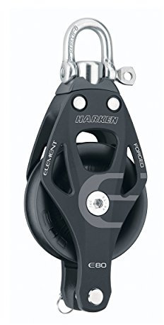 HARKEN 80 mm Element Single Swivel Block mit Becket