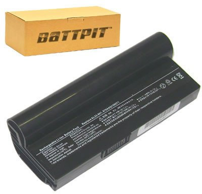 BattPit Batteria per Portatile Asus AL23-901 AL23-901H AL24-1000 AP23-901 PL23-901 Eee PC 901 904HA 904HD 1000H 1000HA 1000HD 1000HE - [6 Celle/6600mAh/49Wh]