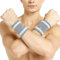 NEOtech Care Handgelenkbandage - Bambusfaser-Strickgewebe - leicht, elastisch & atmungsaktiv - für Männer & Frauen - Sport, Training, Fitnessstudio (Grau, 1 Paar, Größe M)