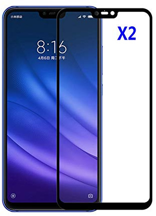 Kepuch 2 Paquetes Vidrio Templado Protector de Pantalla para Xiaomi Redmi Note 6