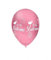 Palloncino in Lattice Il mio Battesimo 12inc-30cm rosa con Stampa bianca, 100pz.