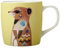 Maxwell & Williams DX0915 Kaffee-Tasse Meerkat 420 ml – Porzellan bauchig – mit buntem Erdmännchen-Motiv, in Geschenkbox