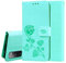 Dedux Portafoglio Custodia per Samsung Galaxy S20 Fe 5G/4G, Cover Custodia Foglia di Rosa in Rilievo [Funzione Stand] [Slot Cart] [Chiusura Magnetica]. Verde