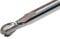 CNC QUALITÄT VHM Radienfräser Radius 1 bis 6 mm - Schaftfräser Ø 2 bis 12 mm mit Vollradius - Hartmetall HM Radiusfräser - für die Bearbeitung in Aluminium und Kunststoff - R3.0