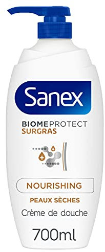 SANEX - BiomeProtect Surgras Nourishing Respectueuse du Microbiome Cutané -Gel douche Mixte - Homme et Femme, 700 ml