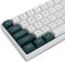Dagaladoo XVX 189 Keys Double Shot PBT Custom Keyboard Keycaps, Full Set, XVX Profile for 60% 65% 70% 100% Mechanical Keyboards, White/Green