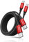USB C to USB C Charger Cable 3.6M, 2Pack Long C to C Charger Cable 60W Fast Charge Type C Lead Power for Phone 16/15 Series, MacBook iPad Pro/Air,Galaxy S24/S23/S22/S21,Pixel, LG and More(12ft)