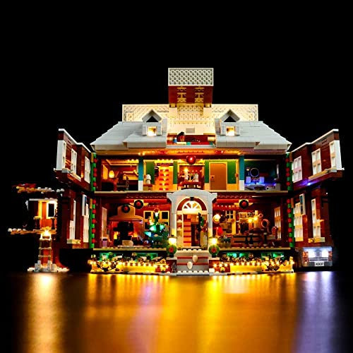 Led Licht Set für Lego Home Alone, Fernbedienung Dekorationsbeleuchtungsset für Lego 21330 Exklusives Collectible Kit Kreative Spielzeuglichter (Nur Lichter-Set,kein Lego-Modell)