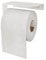 DABSTORY Toilettenpapierhalter Klopapierhalter Klorollenhalter Wandmontage WC Papier Halter Papierhalter Rollenhalter für Badzimmer und Küche Toilettenpapierrollenhalter Edelstahl Weiß
