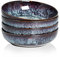 KYBSCZ 30oz Pasta Bowl Set - 8 Dinner Salad Bowls - Microwave Safe - Large Ceramic Set of 4