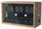 XTELARY Uhrenbeweger für 6 Automatikuhren, Abschließbarer Automatikbeweger mit Extra 6 Uhrenfächern, 4 Rotationsmodi, Leiser Mabuchi Motor und Blaue Hintergrundbeleuchtung,Wood Color