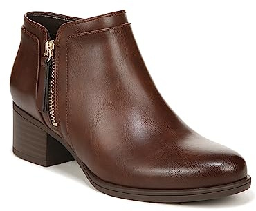 Naturalizer Womens Karol Casual Ankle Bootie Cinnamon Brown 8.5 M