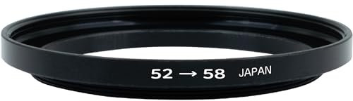 Marumi 906319 Step-Up-Ring, 52 mm auf 58 mm Filterdurchmesser, Umwandlungsadapter