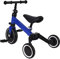 2 in 1 Kinder Dreirad & Laufrad & Balance Bike mit verstellbarem Sitz und Lenker, Kinder Tricycle mit abnehmbaren Pedalen, für Kinder von 1-3 Jahre alt-2 in 1 (blau)