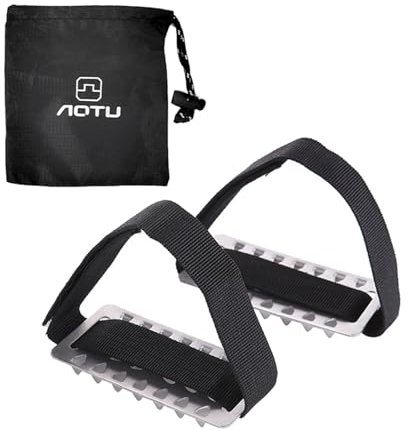 Sharplace Schuhspikes, EIS-Steigeisen, Spikes für Schuhe, leicht, über Schuh-Steigeisen, Traktionsstollen zum Wandern, Outdoor-Bergsteigen