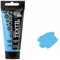 Krevo Art Stoffmalfarben Stofffarben Waschfest Textilfarbe himmelblau Acrylfarbe Wasserbasis | 60ml Tube | Textilfarbe waschmaschinenfest zum Fixieren | Deckend für helle und dunkle Stoffe