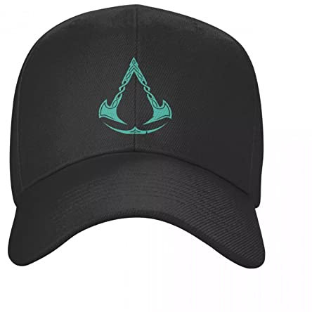 VELUNE Baseballkappen Klassische Walhalla Assassinen Baseballkappe Männer Frauen Verstellbare Erwachsene Wikinger Creed Papa Hut Outdoor Snapback Kappen Sommerhüte Geschenk