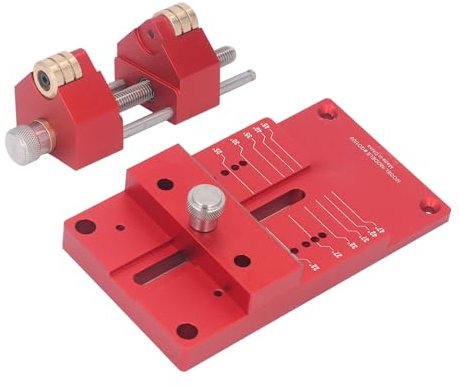 di Guida per Affilatura Kit per Affilare Scalpelli Dispositivo per Angolo 15 a 45 Gradi e Calibro Lega di Alluminio per Scalpelli per Pialle per la Lavorazione del Legno