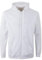 Mukua Sf270u Felpa con Cappuccio e Zip, Bianco, X-Large Unisex-Adulto
