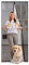 Avilia Zanzariera Magnetica a Plissé 240x140cm Nera, Facile da Installare, Ideale per Grandi Porte e Finestre