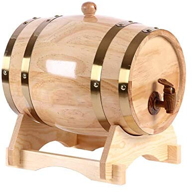 Flaschenregal, Weinregal, Weinglashalter, Fasswein aus Eiche, antike Eiche, 1,5/05.03.10 Liter, handgefertigt aus einem Fass für Bier, Wein, Bier, Whiskey, Hafen (Größe: 10 l)