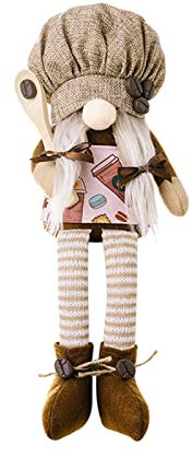 ZBIianxer Kaffeezwerge, Schaufel, Bauernhaus, skandinavische Tomtes, Nisse, schwedische Zwerge für abgestuftes Tablett, Regal, Tischdekoration, schwedische Zwerge, Outdoor