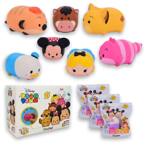 #sbabam Funny Box Disney Tsum Tsum Squishy, Juegos para Niños de Edicola, Gadget de Cumpleaños Squishy, Juguetes Antiestrés para Niños, Suaves y Aromáticos, Encuentra a Pumbaa