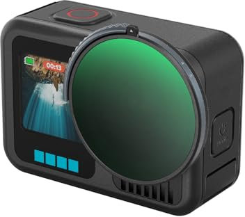 SMALLRIG Filtre CPL et VND 3-5 pour GoPro Hero 13/12/11/10, Combinant ND8, ND16, ND32, Filtre CPL en Un Seul, Accessoires de filtres Polarisants à Densité Neutre, Verre Optique HD Multicouche