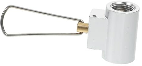 KONTONTY Outdoor Gas Cylinder Adapter Camping Stove Convert Connector Valve Canister Shifter for Gas Bottle Refill Compatible Camping Gear