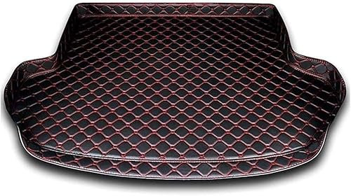 Coche Cuero Alfombrillas para Maletero para Kia Niro Plug-in-Hybrid 2017-2024+ | Bandeja Forro Alfombra Antideslizante AntiarañAzos Moquetas,A/Blackred