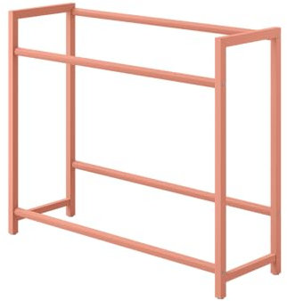 STEELSØN Macondo Getränkekistenregal für 6 Kisten – stabiles & platzsparendes Getränkeregal – verstellbares Kistenregal Terrakotta Metall – Kastenständer für Getränkekisten & Obst – Bierkisten Regal