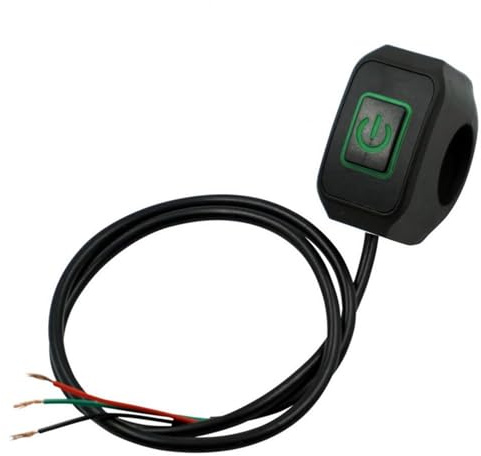 Interrupteur de phare Plug Play, ajustement, étanche IP65, 5 couleurs de LED, interrupteur marche/arrêt pour moto(Green)