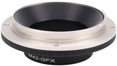 RASTKY M42-auf-GFX-Adapter – Aluminium-M42-Objektivkonverter mit Schraubbefestigung GFX 100II, GFX 50SII, 100S, 50R – Manueller Adapter