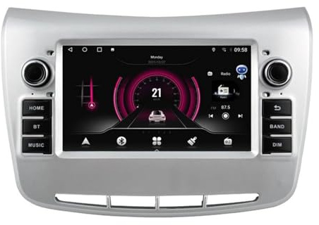 Autoradio per Lancia Delta, 7 pollici Schermo tattile con Wireless CarPlay Androidd Auto GPS WiFi Navi SWC FM(4-core 1+32G)