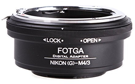 FOTGA Nicna Objektiv-Adapter f¨¹r Nikon G AF-S Lens auf Micro 4/3 M4/3 EP1 EP2 G3 GH1 GH2 GH3 GF5
