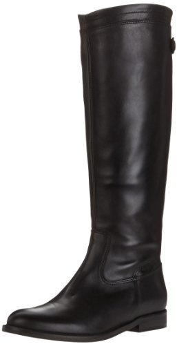 Jonak225-2132 - Stivali da Cavallerizza, alla Caviglia, Foderati, Caldi Donna, Nero (Nero), 36 EU