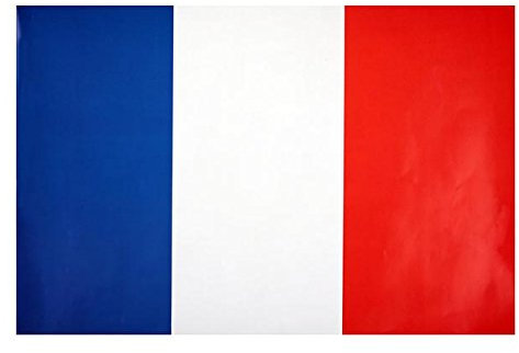 Länderdekoration Frankreich Tischset Platzset die französische Fahne