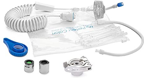 Lavaggio Intestinale Domestico My Perfect Colon CARE TRAVEL, Si collega a Rubinetto, Anche in viaggio con Adattatore Incluso, Clistere Pulizia Colon, Ideale per Stitichezza, Prodotto Italiano