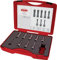 RUKO R108823 Wolframcarbid-Bohrer-Set mit Schneidkanten und Gewindehalter im Kunststoffkoffer, glänzend, 8-teilig