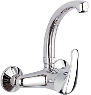 Remer - Rubinetto lavello a Muro con Bocca Modello Corto - Serie 35