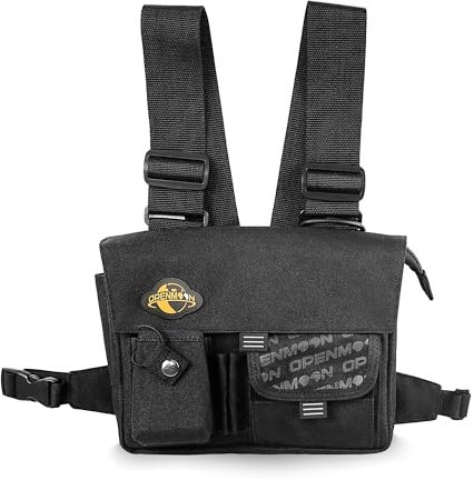 OPENMOON Radio Carry Case Chest Front Pack Pouch| Fits most two-way radios