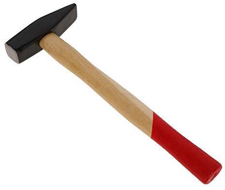 Marteau de serrurier avec manche en bois 500 g