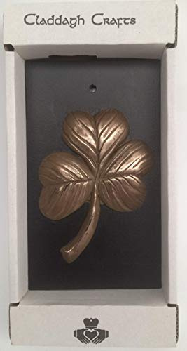 Claddagh Crafts Bronze Shamrock Plaque (Small)
