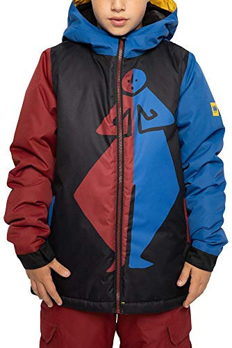 686 Kids Forest Insulated Jacket Gr. M, Primärblauer Farbblock