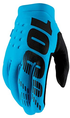 Unbekannt 100%, 100%, BRISKER Glove - Turquoise, Adult, XL